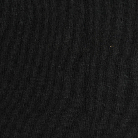 Polyester Viscose Stretch Crepe Fabric, 140 gsm, 140 cm — Black