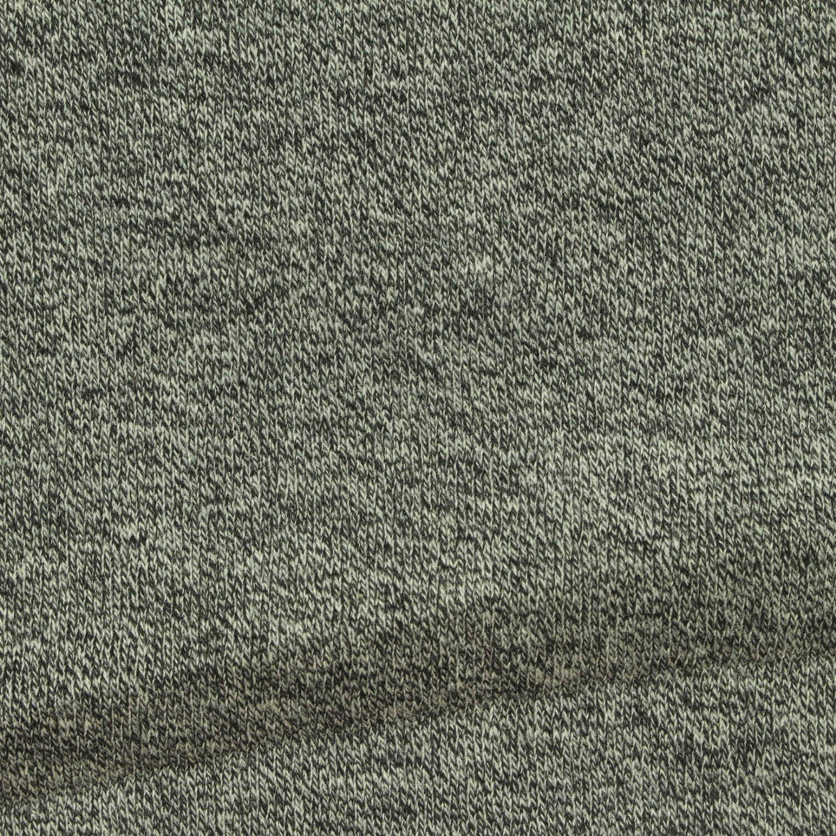 Grey Marl French Terry, Poly-Cotton, 270 gsm
