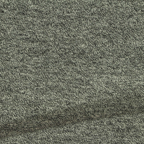 Grey Marl French Terry, Poly-Cotton, 270 gsm