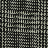 Black Houndstooth Jacquard, Poly-Viscose — texture