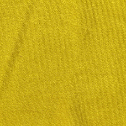 Viscose Polyester Stretch Jersey Knit Fabric, 220 gsm, 170 cm — Yellow, ref EF-256423