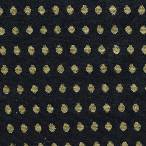 Olive Dots Interlock Knit, Poly-Viscose