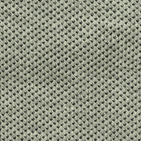 Jacquard Polyester Cotton Piqué Knit Fabric, 280 gsm, 175 cm — Grey