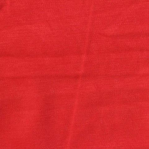Viscose Polyester Stretch Jersey Knit Fabric, 220 gsm, 175 cm — Red