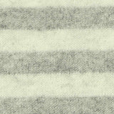 Light Grey Horizontal-Stripe Chunky Knit, Viscose-Poly — texture