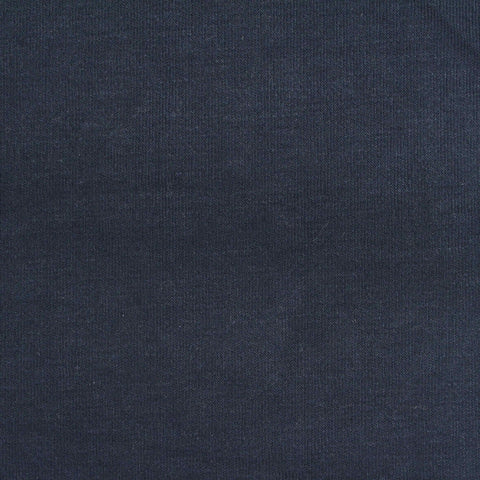 Viscose Polyester Stretch Jersey Knit Fabric, 220 gsm, 170 cm — Navy