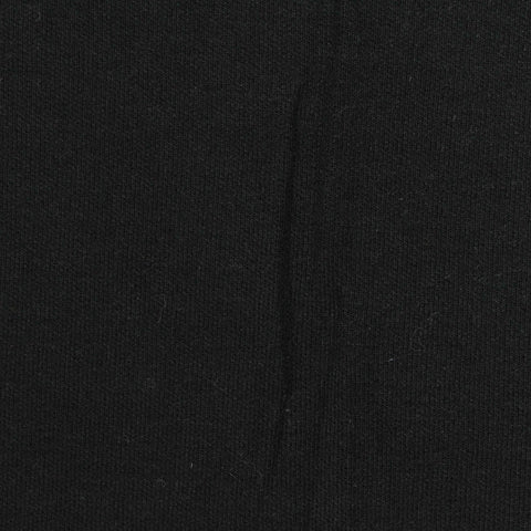 Polyester Cotton Scuba Knit Fabric, 280 gsm, 165 cm — Black