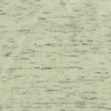 Light Yellow-Green Marl Rib Knit, Cotton-Poly