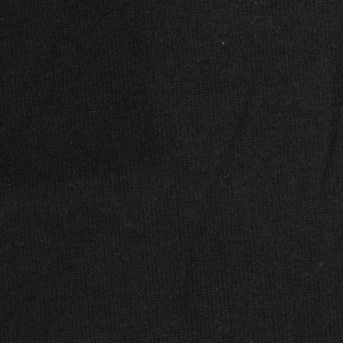 Brushed Polyester Viscose Stretch Chunky Knit Fabric, 197 gsm, 200 cm — Black