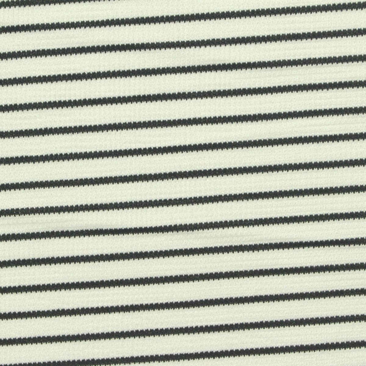 Black Horizontal-Stripe Knit, Polyester, 260 gsm, 150 cm, ref EF-256447