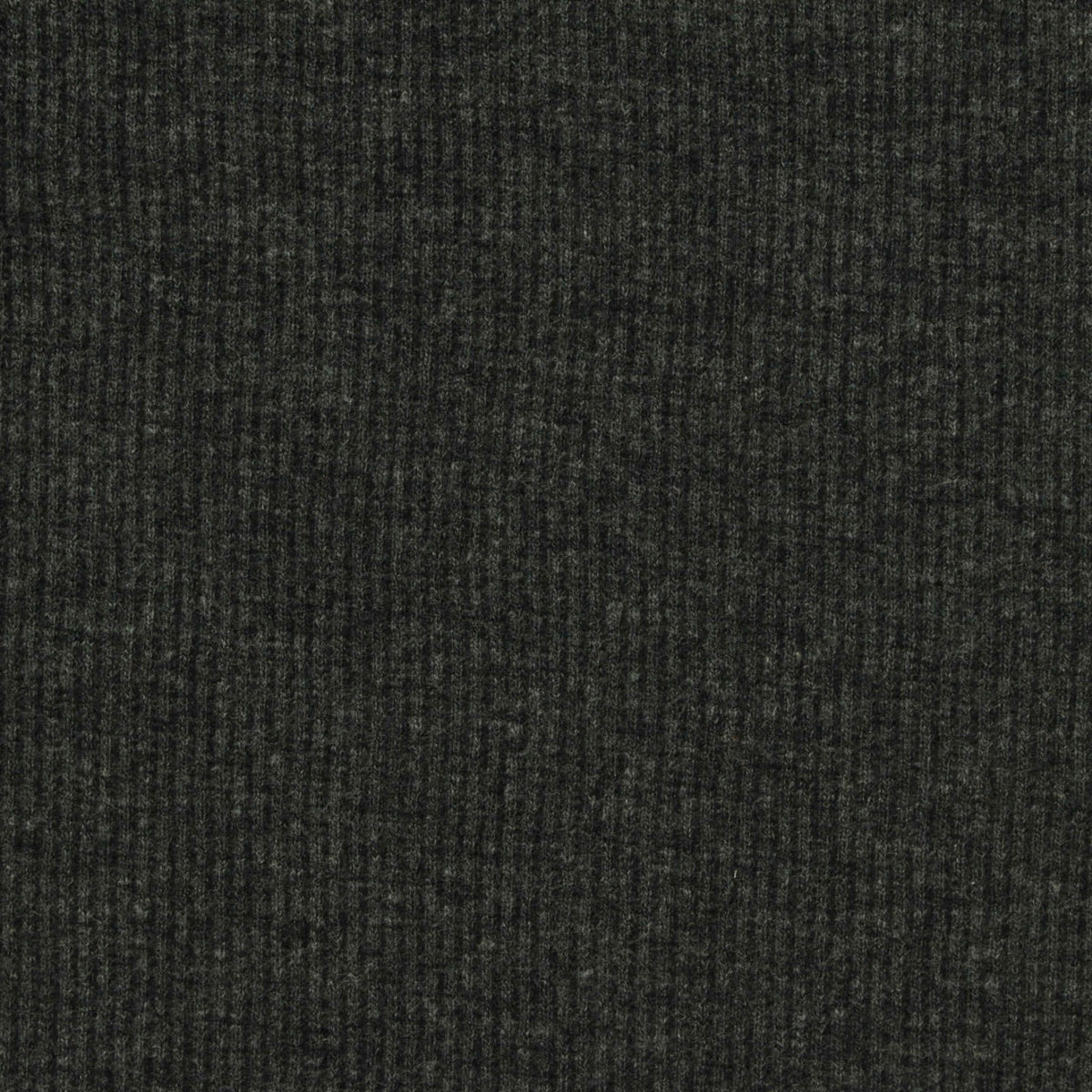 Polyester Cotton Stretch Rib Knit Fabric, 300 gsm, 120 cm — Grey, ref EF-256450