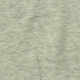 Light Grey Marl Rib Knit, Poly-Cotton
