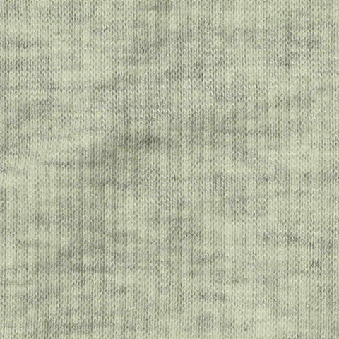 Light Grey Marl Rib Knit, Poly-Cotton, 310 gsm