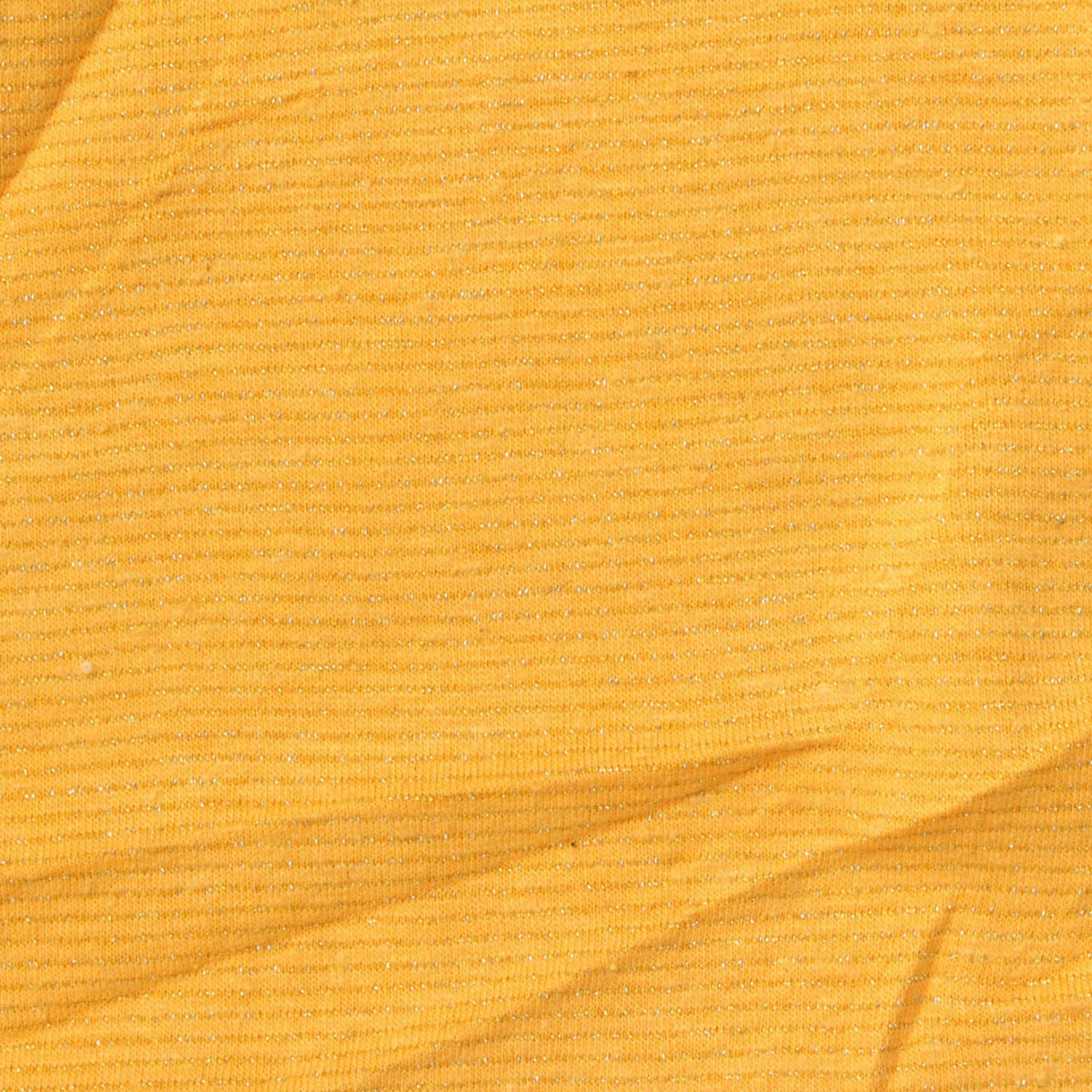 Yellow Horizontal-Stripe Knit, 180 gsm