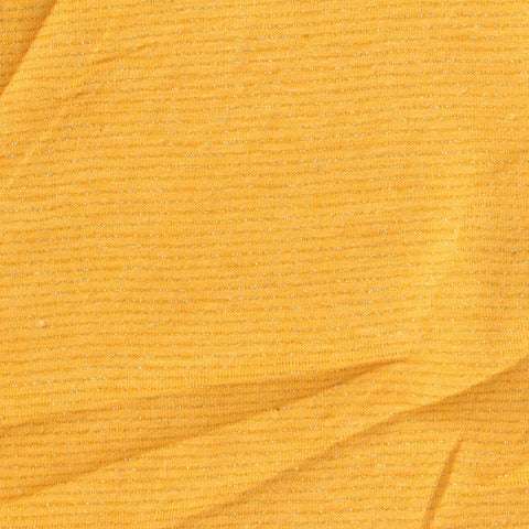 Yellow Horizontal-Stripe Knit, 180 gsm