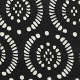 Polyester Stretch Lace Fabric, 190 gsm, 150 cm — Black