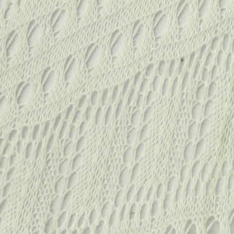 Jacquard 100% Polyester Pointelle Knit Fabric, 280 gsm, 150 cm — Beige