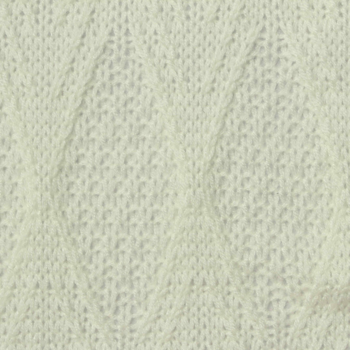 Cream Tone-on-Tone Pointelle Knit, 267 gsm