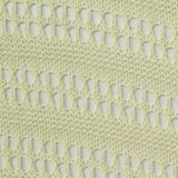 Cream Openwork Pointelle Knit, Poly-Cotton