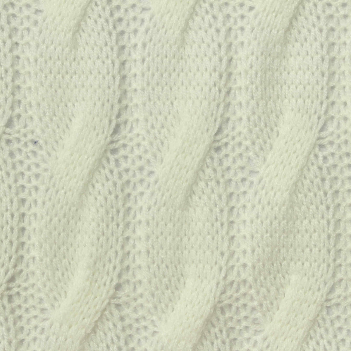 Cream Openwork Pointelle Knit, 240 gsm
