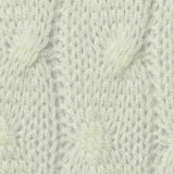 White Diamond Pointelle Knit — texture