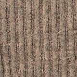 Heathered Beige Marl Rib Knit, Polyester — texture
