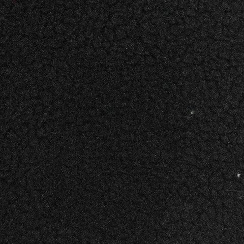 100% Polyester Fleece Fabric, 400 gsm, 165 cm — Black