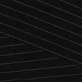 White Pinstripe Ponte Knit, Viscose-Nylon
