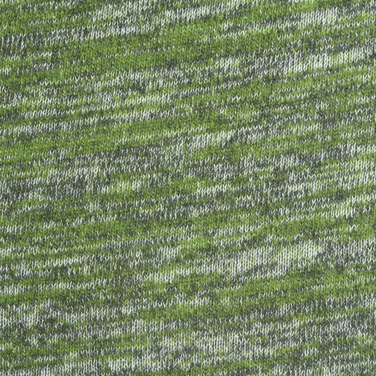 Green Marl Chunky Knit, Poly-Viscose, 200 gsm