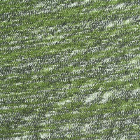 Green Marl Chunky Knit, Poly-Viscose, 200 gsm
