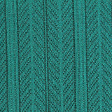 Teal Vertical-Stripe Scuba Knit, Polyester — texture