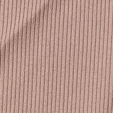 Polyester Stretch Rib Knit Fabric, 270 gsm, 150 cm — Pink
