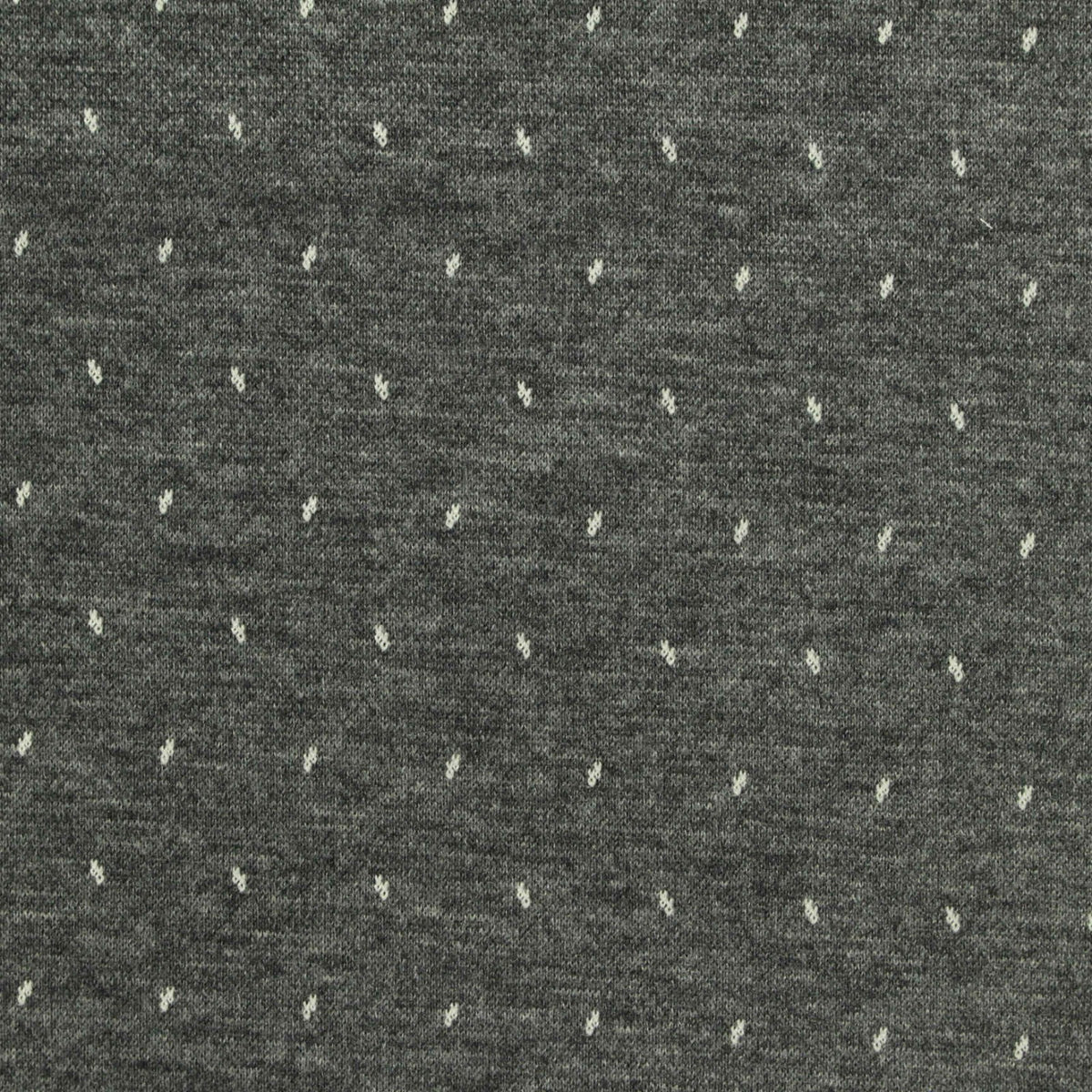 White Dot Ponte Knit, Viscose-Poly