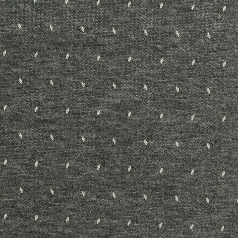 White Dot Ponte Knit, Viscose-Poly