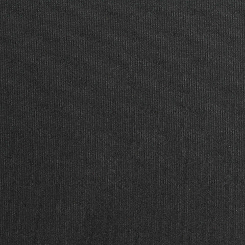 Polyester Stretch Knit Fabric, 430 gsm, 160 cm — Black