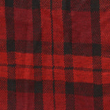 Red Plaid Jacquard, Poly-Cotton
