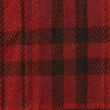 Red Plaid Jacquard, Poly-Cotton