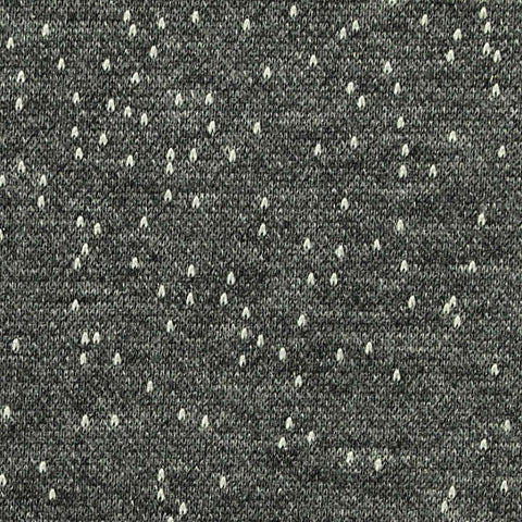 White Dots Ponte Knit, Poly-Viscose, 280 gsm