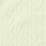 Jacquard Viscose Polyester Blend Stretch Rib Knit Fabric, 530 gsm, 160 cm — Yellow