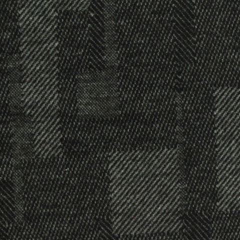Dark Grey Herringbone Jacquard, Poly-Viscose