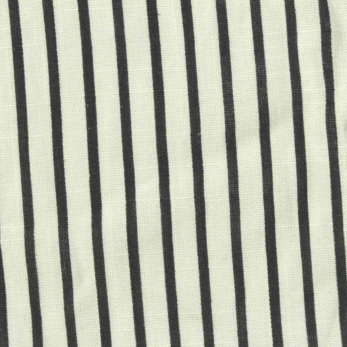 Black Vertical-Stripe Woven, Viscose, 180 gsm