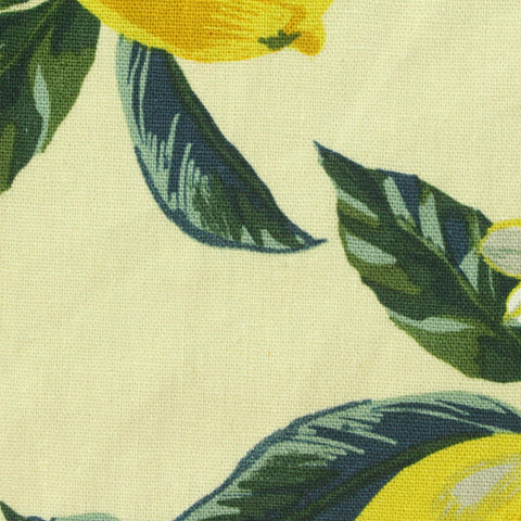 Yellow Leaves Woven, Viscose-Linen