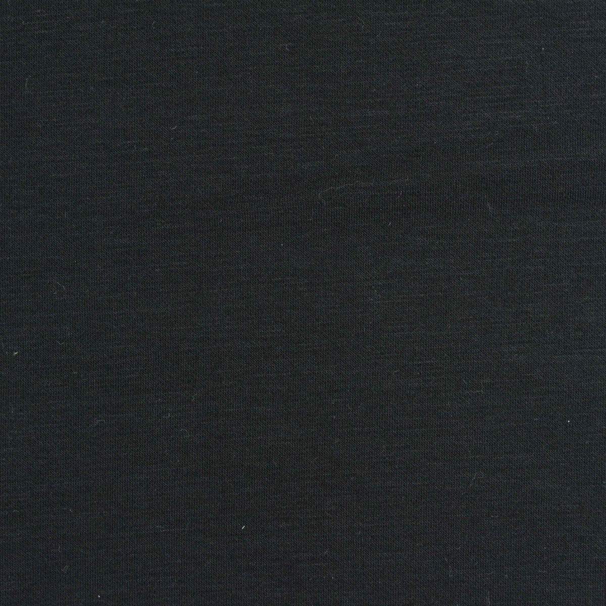 Viscose Nylon Blend Stretch Interlock Knit Fabric, 200 gsm, 160 cm — Black