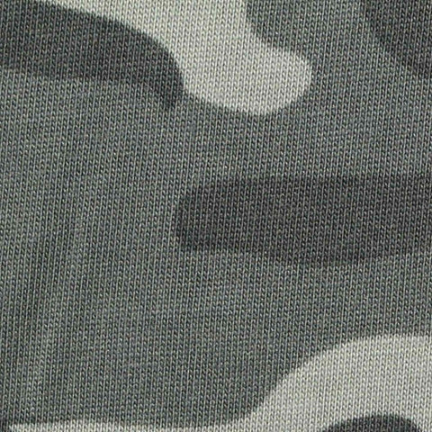 Grey Camo Knit, Cotton-Viscose