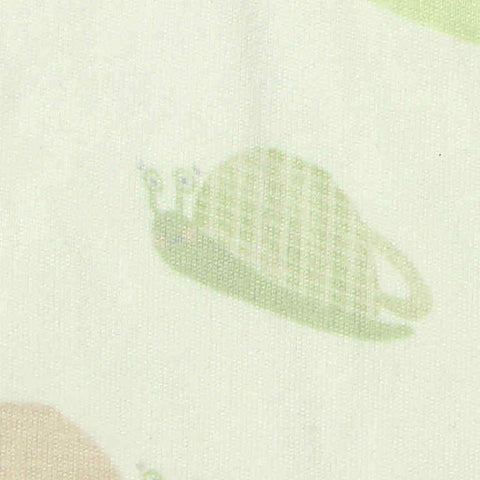 Pastel Green Shells Milk Silk Knit, Polyester, 148 gsm