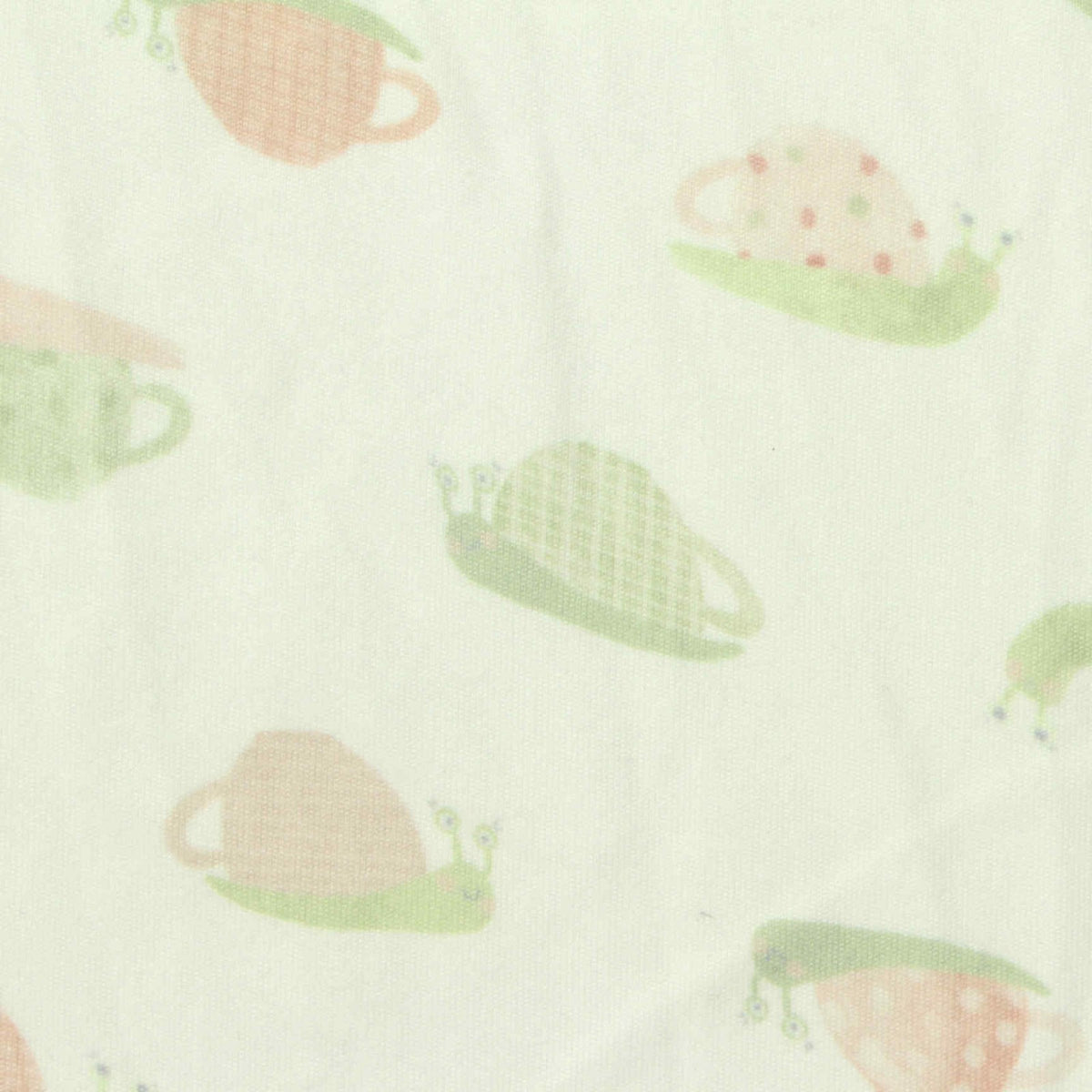 Pastel Green Shells Milk Silk Knit, Polyester, 148 gsm