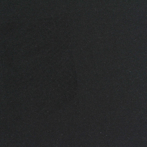 Polyester Stretch Linen-Look Fabric, 250 gsm, 160 cm — Black