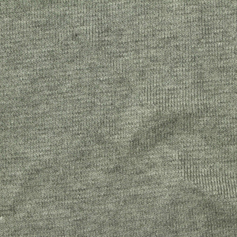 Heathered Olive Marl Rib Knit, Viscose-Poly