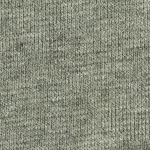 Heathered Olive Marl Rib Knit, Viscose-Poly