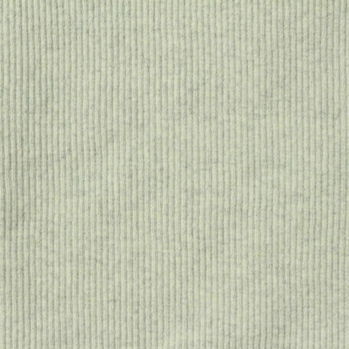 Light Grey-Green Marl Rib Knit